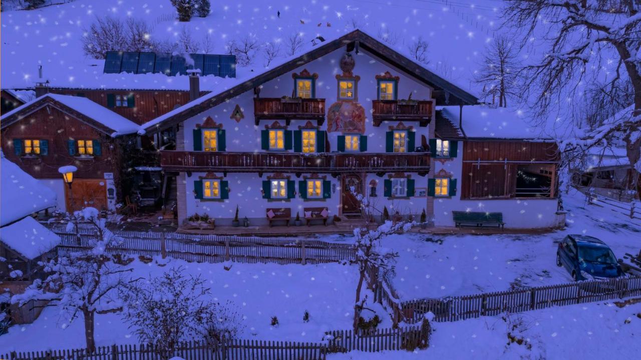 Haus Holler Leilighet Wallgau Eksteriør bilde